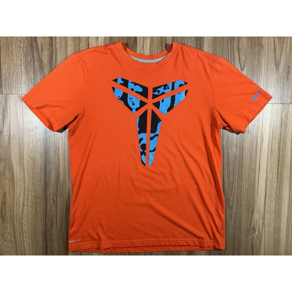 Nike Kobe Bryant Dri Fit Orange Poison Dart Frog Black Mamba Mentality Large